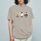 mincruの戦国三英傑 〜信長 秀吉 家康〜 Organic Cotton T-Shirt