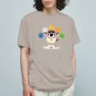 イラスト MONYAAT の競技　おしゃべり オーガニックコットンTシャツ