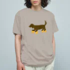 CHOSANAの高下駄を履いた犬 オーガニックコットンTシャツ