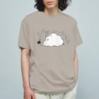 東ぬりえのストレッチ雲 オーガニックコットンTシャツ