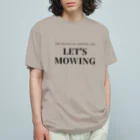 THE REALITY OF COUNTRY LIFEのLET'S MOWING オーガニックコットンTシャツ