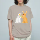 Lily bird（リリーバード）のうさぎ 花冠をプレゼント Organic Cotton T-Shirt