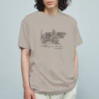 R.D.SAKURAのFlying bicycle 淡色 Organic Cotton T-Shirt
