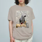 ここきち商店のヨウムの大吉くん Organic Cotton T-Shirt