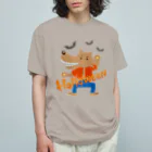 mincruのHALLOWEEN_オオカミ男 オーガニックコットンTシャツ