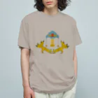 Amiの投扇興天狐 オーガニックコットンTシャツ