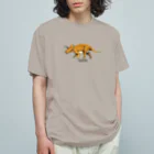 オガワユミエのトリケラトプス Organic Cotton T-Shirt