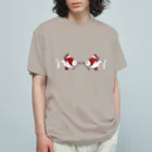 Amiの風車白金魚 Organic Cotton T-Shirt