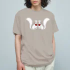 Amiの御札狐 オーガニックコットンTシャツ