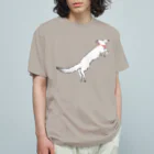 Amiの狐の手毬唄-鳥居狛狐弐- Organic Cotton T-Shirt