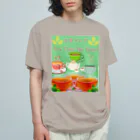 Izumiracleのお茶マニア オーガニックコットンTシャツ