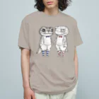 MIKAERUのナメハダタマオヤモリさんとオニタマオヤモリさん Organic Cotton T-Shirt