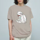 MIKAERUのミシシッピアカミミガメさん オーガニックコットンTシャツ