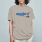 mincruのサメ図鑑_ジンベイザメ オーガニックコットンTシャツ