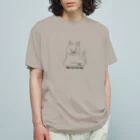 Kelly Noaの闇の白猫 オーガニックコットンTシャツ