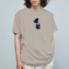 KURO のおすわりKURO シュナウザー 黒い犬 dog クロ Organic Cotton T-Shirt