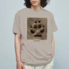 paweyetailの犬の足跡 オーガニックコットンTシャツ