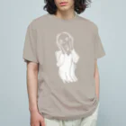 山形屋米店の白版＿ムンクの叫び Organic Cotton T-Shirt