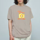 charlolのシャッターチャンス　プレーン オーガニックコットンTシャツ