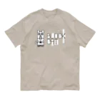 Rabbithumanaspetsの#BLOCKCAT（黒） オーガニックコットンTシャツ