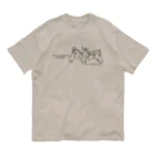 POPPY＿moooo  チャリティーショップの黒字　For the happiness of HORSES. Organic Cotton T-Shirt