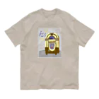 sandy-mのダンスホールのレトロなジュークボックス オーガニックコットンTシャツ