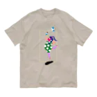 fig-treeの水玉の女01 オーガニックコットンTシャツ