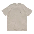 ＊momochy shop＊のハンドマイクとうさぎ (ワンポイント) Organic Cotton T-Shirt