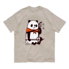 キッチュのパンダのおはなし　パンダの二胡ひいてみた Organic Cotton T-Shirt