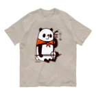 キッチュのパンダのおはなし　パンダの二胡ひいてみた Organic Cotton T-Shirt