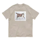 コンドリア水戸のボス鉛筆画トップス Organic Cotton T-Shirt