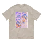 CAUCのhydrangea オーガニックコットンTシャツ