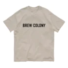 brew_colony　公式オンラインショップのBREW COLONY ロゴ　アイテム Organic Cotton T-Shirt