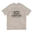 アロハスタイルハワイのハッピーアワー Organic Cotton T-Shirt