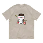 とりーとめんと。(もち三郎)のセミになりきるもち三郎 オーガニックコットンTシャツ