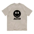 レジスト・ウェイブスのACID SMILE オーガニックコットンTシャツ