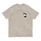 パンダむんのハンディファン(ワンポイント) オーガニックコットンTシャツ
