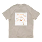 yoinu-ryoudogのThe universal goodness of dogs オーガニックコットンTシャツ