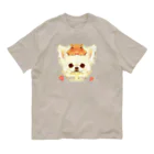 トロ箱戦隊本部の薄目で見たら…かき氷(いちご) Organic Cotton T-Shirt