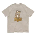 愛棋堂の投了したくないねこ オーガニックコットンTシャツ