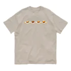 雑貨屋きゅう＠suzuri支店の本日のハニートースト（ヨコ） オーガニックコットンTシャツ