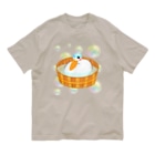 Lily bird（リリーバード）のほわほわ水浴びコールダック♪ Organic Cotton T-Shirt