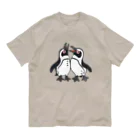 penguininkoの仲良く鳴き交わす🐧🐧 Organic Cotton T-Shirt