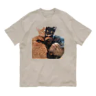 結社黒猫の猫LOVE Organic Cotton T-Shirt