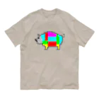 サトオのブタ肉 部位 ドット絵 Organic Cotton T-Shirt