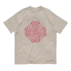 ことりの家の龍と龍体文字（赤） Organic Cotton T-Shirt