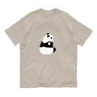 パンダむんの湿布貼る Organic Cotton T-Shirt