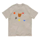 みけにゃんショップのHappy DOG LIFE♪ オーガニックコットンTシャツ