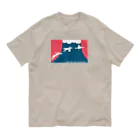 ari designのうさぎ、鶴になる Organic Cotton T-Shirt