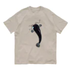 水島ひねのクロウミナマズ オーガニックコットンTシャツ